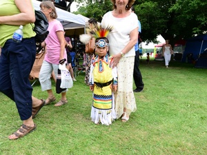 Minka  na festiwalu Pow-Wow,Oshweken,Canada