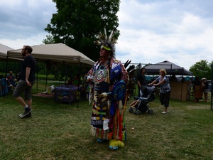 Wodz 2, na festiwalu Pow-Wow,Oshweken,Canada