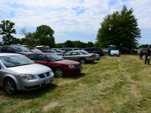 Parking obok festiwalu, Pow-Wow,Oshweken,Canada