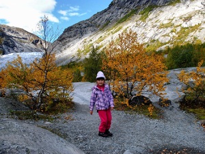 Jęzor lodowca Jostedalsbreen