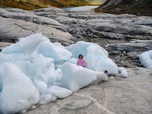 Jęzor lodowca Jostedalsbreen