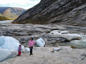 Jęzor lodowca Jostedalsbreen
