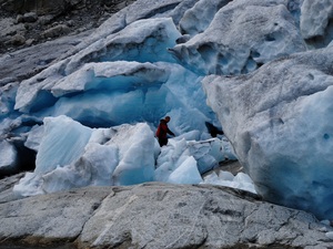 Jęzor lodowca Jostedalsbreen