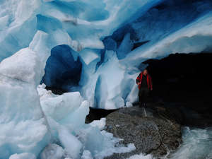 Jęzor lodowca Jostedalsbreen