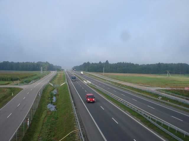 Infrastruktura drogowa przed Białymstokiem.