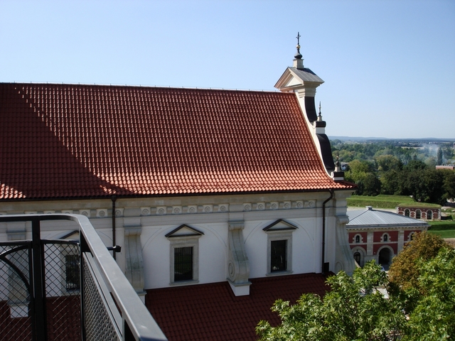 Spojrzenie z wieży widkowej.