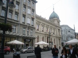 Grand Hotel i Citibank Handlowy - drugi plan.