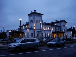 Dworzec kolejowy w Kutnie.