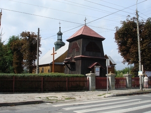 Skarżysko - Kamienna drewniany kościół pw. św. Józefa Oblubieńca z 1928r .