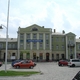 Budynek dworca kolejowego w Skarżysku-Kamiennej.