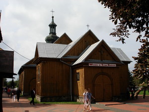 Skarżysko - Kamienna drewniany kościół pw. św. Józefa Oblubieńca z 1928r 