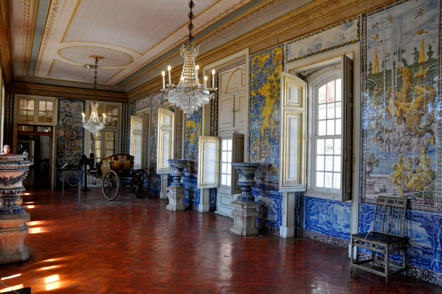Queluz, Pałac Królewski z XVIII w. 