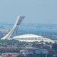Widok Mount Royal na stadion olimpijski w Montrealu