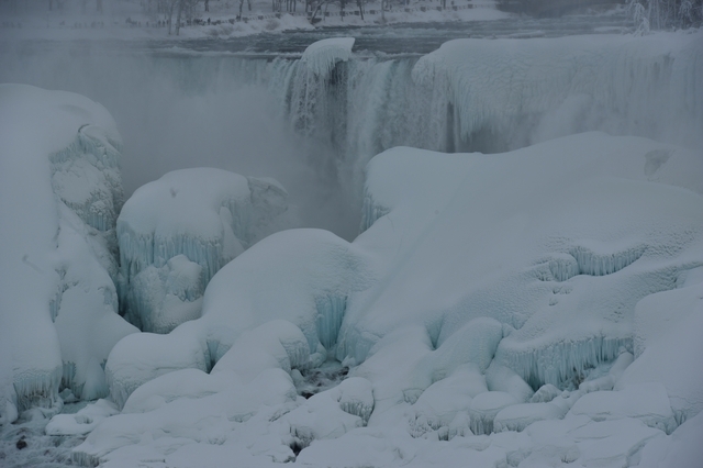 Niagara zima po stronie USA