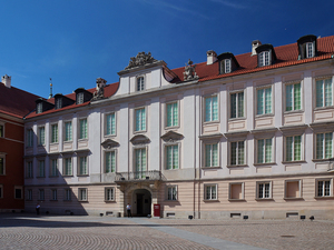 Warszawa.Zamek Królewski.Wejście do Muzeum.