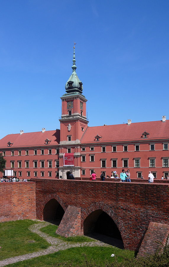 Zamek Królewski. Widok od strony murów obronnych.