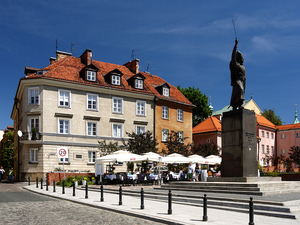 Warszawa. Pomnik Jana Kilińskiego.