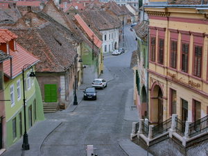 i Sibiu o poranku