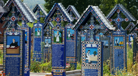 Wesoły Cmentarz w Săpânta 