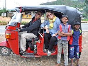 Nuwara Eliya, kierowca tuktuka :-)