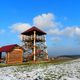 Wieża w Hoszni zimą