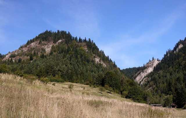 Pieniny.Wejście do Wąwozu Szopczańskiego.