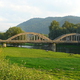 Kamienny most na Dunajcu przed remontem.