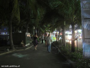 Pattaya nocą  2 km aleja " miłości "