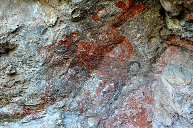 Malowidła skalne w Cueva del Raton