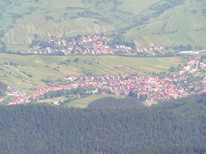 Widok na wieś Liskova