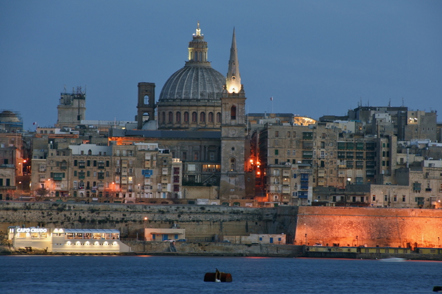 Wieczorna Valletta