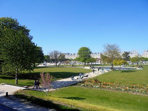 Paryż - Ogrody Tuileries