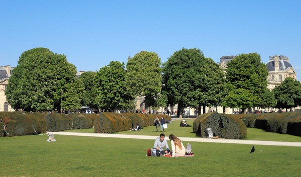 Paryż - Ogrody Tuileries