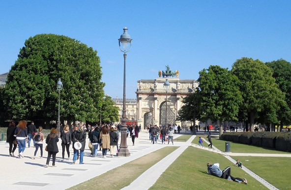 Paryż - Ogrody Tuileries