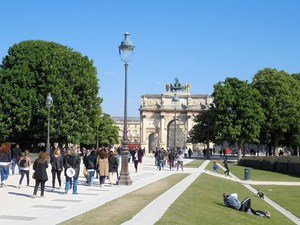 Paryż - Ogrody Tuileries