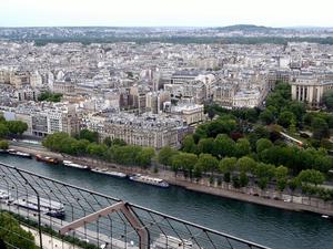 Paryż - Widok z wieży Eiffla.