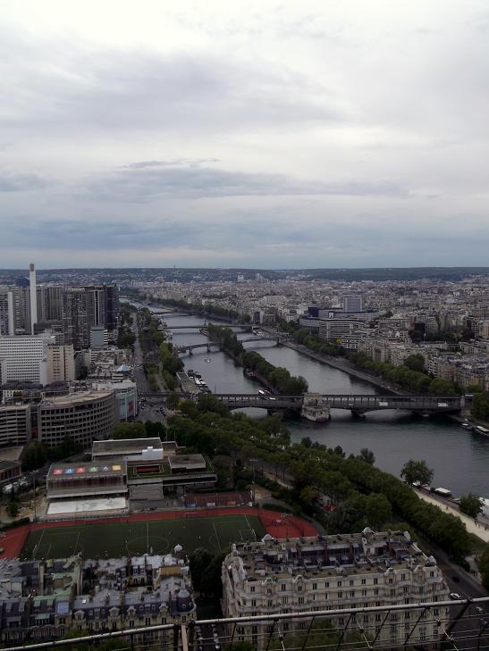 Paryż - Widok z wieży Eiffla.