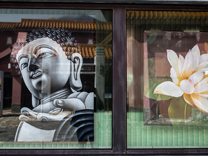 Kolejny plakat z Budda
