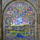 Mozaika na ścianach pałacu Golestan.