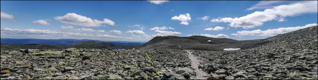 Panorama - w połowie drogi na szczyt