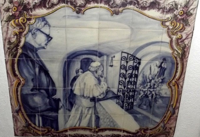 azulejos -  papieża Jana Pawła II 