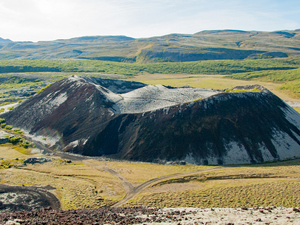 panorama na drugi krater