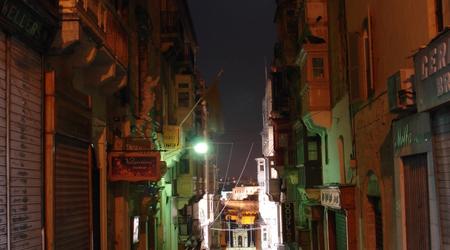 Valletta nocą – Malta
