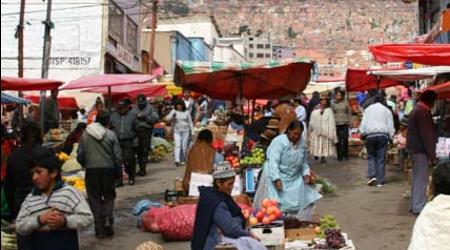Niedzielny targ – La Paz, Boliwia