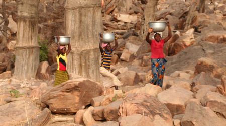 los Afrykańskiej kobiety – Bandiagara, Mali