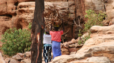 los Afrykańskiej kobiety – Bandiagara, Mali