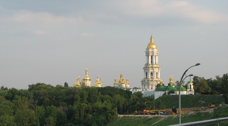 Widok na Ławrę Peczerską (UNESCO) – Kijów, Ukraina