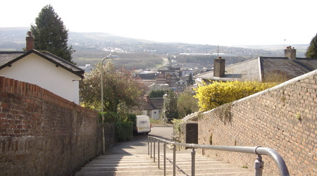 malownicze miasteczko okolice Cardiff (ok.30km) – Merthyr Tydfil, Wielka Brytania