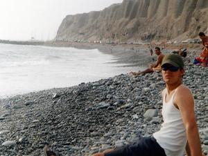 Peru,  na plazy w limie