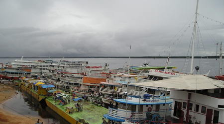 Port w Manaus nad Amazonka – Brazylia